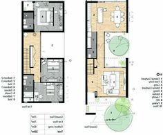 two story house plans with floor plans and measurements