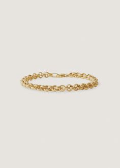 Matis Rolo Link Chain Bracelet 14k Gold - Kinn Ring Stack Silver, Nameplate Bracelet, Sculptural Ring, Fall Rings, Gold Link Bracelet, Link Chain Bracelet, Ring Stack, December 2024, Anniversary Jewelry