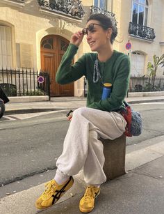 Tiger Outfit, Mexico 66, Yellow Sneakers, Yellow Outfit, Yellow Shoes