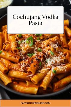 Spice up your pasta game with Gochujang Vodka Pasta. A fiery fusion of Korean flavors and Italian tradition—unleash a taste sensation like no other! How To Use Gochujang Paste, Gochujang Spaghetti, Gochujang Paste, Creamy Vodka Sauce, Quinoa Pasta, Pasta Easy, Vodka Pasta, Fusion Dishes, Kitchen Guide