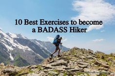 Badass hikers aren't born, you have to train to become one. Here are 10 exercises that work the big muscles and smaller stabilizers in your legs. Hiking Strength Training, Workout For Hikers, Hiking Exercises, Training For Hiking, Hiking Workout Training, Hiking Training, Hiking Workout, Better Balance, Thru Hiking