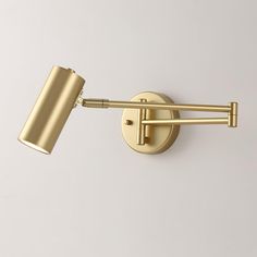 Swing Arm Wall Sconce - Vakkerlight Gold Wall Lights, Bedside Reading Light, Mode Design, Fluorescent Light, Gold Walls, Wall Lighting, Reading Lamp, Reading Light, Edison Light Bulbs