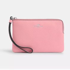 Coach Corner Zip Wristlet ** Brand New ** - Authentic. - Non Smoking Home. - Original Sealed Packaging. - Colors: Silver And Flower Pink. - Additional Information In Last Photo. ** Bundle And Save ** Elegant Coach Wallet With Mobile Phone Bag, Elegant Silver Wristlet For Everyday Use, Elegant Coach Pouch For Everyday, Elegant Everyday Coach Pouch, Elegant Pink Wristlet For Everyday Use, Elegant Pink Bag With Wrist Strap, Elegant Coach Zipper Pouch, Elegant Mobile Phone Wristlet Pouch, Elegant Rectangular Coin Purse With Wrist Strap