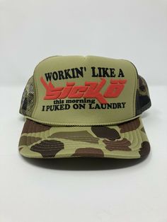 Sicko Born From Pain Ian Connor Laundry Trucker Hat Cap Camo/Light Olive. Brand new never worn One size Adjustable trucker hat Very limited Sold out In hand ready to ship Ships in a box Final sale No returns Please reach out for any questions Thanks Trucker Hat Kapital, Sicko Ian Connor, Hypebeast Men, Sicko Born From Pain, Olive Hat, Ian Connor, Bad Liar, Bloke Core, Camo Trucker Hat