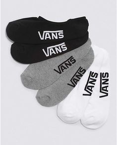 Classic Super No Show Sock 3-Pack Embroidered Vans, Checkered Socks, Vans Socks, Vans Checkered, Vans Checkerboard, Wink Wink, Vans White, Vans Black And White, Vans Logo