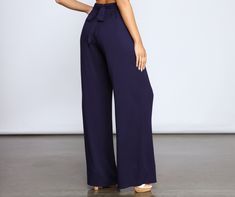 Keep your look totally fab with flared pants that elevate your style! The pants feature a high-rise waist. a tie-waist belt. and a straight leg with a wide-leg hem. The pants are composed of a gauze knit fabric that offers a relaxed fit with minimal stretch. Complete look with a crop top and floppy hat.Fit & Features High rise waist Tie-waist belt Straight leg Wide leg hem Gauze knit fabric Relaxed fit. minimal stretch Runs true to size Flared Pants, Flare Pants, Waist Belt, Waist Tie, Floppy Hat, Leg Pants, Wide Leg Pants, Knit Fabric, Straight Leg