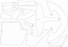 a drawing of the top and bottom parts of a car