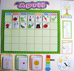 an activity board for children to play with