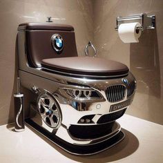 the modern toilet has been designed to look like a bmw