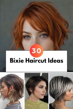 Short, sassy, and stylish: the Bixie haircut is everything you need! Find out how this versatile cut can elevate your style game. Click now to uncover the full list and follow us for more hair tips! Unusual Short Haircuts, "bixie" Bob, Short Hair With Dyed Tips, Dyed Box Braids, Short Hair Growing Out Styles, "bixie" Haircut Fine Hair, Bixie 90s Haircut With Bangs, Growing Out Short Hair Styles Ideas, No Maintenance Haircut