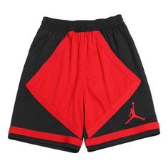 Air Jordan Dri-Fit Flying Man Logo Splicing Sports Shorts Red/Black CZ2507-010 (Men's) Flying Man, Jordan Shorts, Man Logo, Sports Shorts, Sport Shorts, Air Jordan, Dri Fit, Air Jordans, Jordan