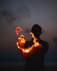 Holding Fire, Fire Human, Fire At Night, Photography Pics, Night Photo, Creative Photography Techniques, Creative Hub, Men Photography