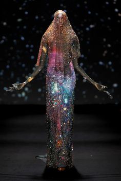 Robert Wun, Galaxy Dress, Collection Couture, Doutzen Kroes, Gisele Bündchen, Taylor Hill, Dolce E Gabbana