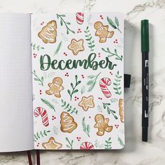 Bullet Journal Christmas, December Bullet Journal, Beautiful Dawn, Bullet Journal Page, Christmas Journal