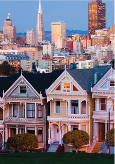 the painted houses in san francisco, california are one of the most colorful cities in the world