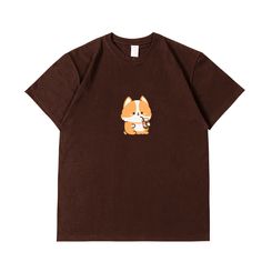 Notes: Our Loose Cotton T-shirt collection is made from 100% cotton material. With a simple, unisex crew neck T-shirt design that will fit just about anyone! Loose and oversized fit. This design is a Bobo's House Original design. All rights reserved. Comes in 12 adorable colors! Brown Short Sleeve T-shirt With Letter Print, Brown Graphic Print T-shirt, Brown Short Sleeve T-shirt With Graphic Print, Brown Graphic Print T-shirt With Short Sleeves, Brown Letter Print T-shirt With Crew Neck, Pre-shrunk Brown Crew Neck T-shirt, Brown Crew Neck Graphic Tee, Brown Crew Neck Graphic Tee Shirt, Brown Graphic Tee With Letter Print