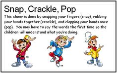 three children in different costumes with the words snap, crackle, pop