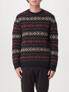 Find WOOLRICH Sweater on Editorialist. Sweater WOOLRICH Men color Black Black Crew Neck Sweater For Outdoor, Black Winter Outerwear With Fair Isle Pattern, Black Crew Neck Outerwear For Cold Weather, Black Outerwear With Fair Isle Pattern For Winter, Black Outerwear With Fair Isle Pattern For Fall, Black Fair Isle Pattern Outerwear For Fall, Sweater For Men, Sweater Men, Black Sweater