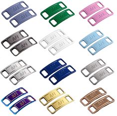 PRICES MAY VARY. 12 Colors in One | 24PCS Sneaker Shoe Lace Charms for Nike Air Force 1 (AF1) |The 12 colors include Matte Silver, Laser Gradient, Bright Gold, Light Blue, White,Pink, Green, Frosted Gold, Coral Blue, Gun Black, Blue, Bright Silver. These Vibrant Charms are a perfect replacement and bring life to your Air Force 1's High Quality Charms made with 24K Mirror Plating Colorful Shoe Lace Charms for Nike Air Force 1 These Vibrant Charms are a perfect replacement and bring life to your A Cheap Sneakers With Letter Print For Sports, Glow In Dark Dior Air Force One, Nike Af1 Charms, Shoe Charms Af1, Luxury Custom Sneakers With Gum Sole For Sports, Cricut Air Force Ones, Clothing To Match Nike Usc Color Jordans, Custom Air Force 1 Nike Sign, Air Force 1 Shoe Pattern