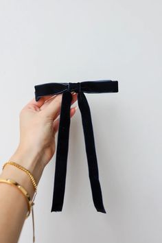 VELVET BOW ( 7 COLORS ) – KAXI.co Velvet Hair Ribbon, Velvet Bow Hair, Velvet Hair Bow, Black Velvet Hair Bow, Velvet Material, Velvet Bow, Feminine Look, Statement Pieces, Velvet