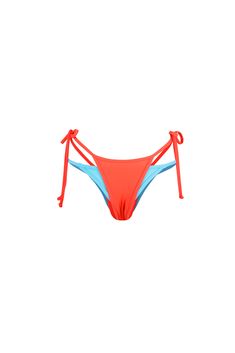 Introducing the Double Layer Bottom - this piece was expertly designed to mimic the look of swimsuit layering. It offers minimal to cheeky coverage and stays in place so you can enjoy it in and out of the water. - Runs small: if you are in between sizes we suggest you size up. Cute Orange Swimsuit, Double Layer Bikinis, Orange Bikinis, Orange Triangle Top Swimwear, Orange Beachy Swim Bottoms, Orange Bra-friendly Triangle Top Swimwear, Best Amazon Buys, Orange Turquoise, Orange Baby