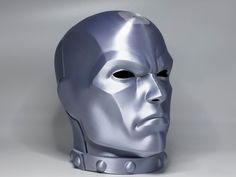 Destro GI JOE Cosplay costume Mask helmet 3D print Metallic Silver - Raw 3D print unpainted - Printed in PLA+ - Printed in Metallic Silver  - Optional LED eyes - With a soft ruler please measure the circumference of your head to determine your size. (Refer to images) - For personal use only. Please do not try to reproduce for profit - please note* there will be typical small 3D printing artifacts which is normal due to the standard 3D printing process. To finish, you will need to do some manual Gi Joe Cosplay, Costume Mask, Gi Joe, 3d Print, Cosplay Costume, Costume Accessories, Artifacts, Cosplay Costumes, Printing Process