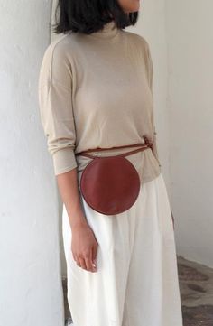 Disc belt bag Disc Belt, Belt Pocket, Waist Purse, Folding Bag, Buy Bags, Belt Bags, Bag Trends, Leather Bags Handmade