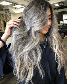 Brunette Icy Blonde Balayage, Brown Hair With Icy Blonde Balayage, Dark Hair With Icy Blonde Highlights, Brown With Icy Blonde Balayage, Bronde Balayage Icy, Black To Icy Blonde Balayage, Icy Blonde Balayage Brunettes, Blonde Hair Color Balayage, Light Brown Hair Balayage