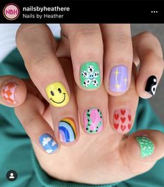 Mens Nails, Hello Nails, Short Nail Designs, Pastel Nails, Funky Nails, Dream Nails, Dope Nails