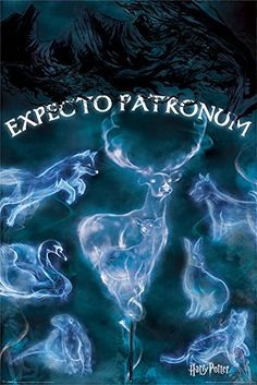 Harry Potter Maxi Poster Harry Potter Kostüm, Harry Potter Expecto Patronum, Poster Harry Potter, Harry Potter Painting, Harry Potter Poster, Expecto Patronum, Anniversaire Harry Potter, Ministry Of Magic, Harry Potter Merchandise