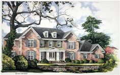 this is an artist's rendering of a house