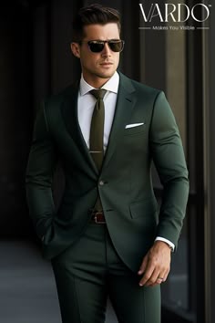 >>ORIGINAL ARTWORK AND CONTENT, PLEASE DO NOT COPY<< Men Suits, Suits For Man, Premium Forest Green Two Piece Suit for Men - Stylish Formal Outfit Formal Wear for Men, Formal  piece Wedding Suit, Double Breasted, Formal Fashion Slim Fit Suit. Description: Elevate your style with our meticulously crafted Forest Green Two Piece Suit for men. Designed for those who appreciate the finer details of formal fashion, this suit exudes sophistication and charm. 👔 Suit Up in Style: This Forest Green Two Piece Suit is tailored to perfection, ensuring a sleek and confident look for any occasion. 👌 Craftsmanship You Can Trust: Handcrafted with the utmost care, this suit is a testament to quality and attention to detail. 💼 Perfect for Every Occasion: Whether it's a business meeting, a wedding, or a sp Mens Suit Details, Formal Dress Men Wedding, Men’s Formal Suits, Groom In Dark Green, Men's Green Suit, Forest Green Suit Men Wedding, Army Green Suit Men, Dark Green Suits For Men, Bottle Green Suit Men