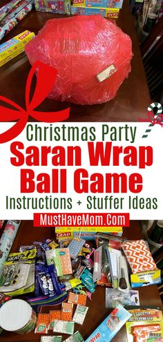 Wrap Ball Game, Saran Wrap Ball, Saran Wrap Ball Game, Easy Christmas Party, Christmas Party Ideas For Teens, Xmas Games, Adult Christmas Party, Fun Christmas Party Games, Work Christmas Party