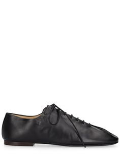 Find LEMAIRE 10mm Souris Leather Lace-up Shoes on Editorialist. 10mm Heel. Leather upper. Front lace-up closure. Leather sole Leather Lace, Lace Up Shoes, Leather And Lace, Lace Front, Black Shoes, Sea Shells, Leather Upper, Lace Up, Heels