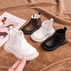 Winter Baby Girls Boys Genuine Leather Snow Boots Infant Shoes Plush Kids Cotton-padded Boots Padded Boots, Leather Snow Boots, Infant Shoes, Winter Baby, Cotton Pads, Snow Boots, Kid Shoes