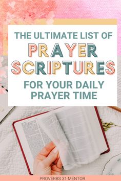 the ultimate list of prayer pictures for your daily prayer time