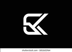 the letter k is made up of two letters, and it has a black background