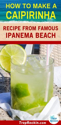 the recipe for how to make a caprimha recipe from famous panera beach