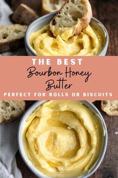 the best bourbon honey butter perfect for rolls or biscuits