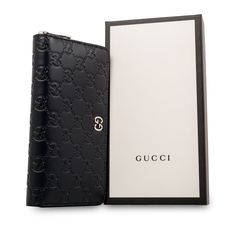 Crafted from deep navy blue smooth leather, this stunning Gucci Signature Wallet is an absolute must-have for any woman with a love for luxury. Sleek, stylish and sophisticated, this surprisingly spacious wallet is the perfect compliment to any luxury bag you have in your wardrobe. The silhouette gives the illusion that this piece is small and compact, but au contraîre - the interior features three compartments, a zip pocket, two slip pockets and sixteen card slots. Hold all your essentials comfortably inside while remaining effortlessly elegant. The perfect accessory to take you from day to night, the Gucci WOC is that one piece you'll use for any and every occasion. A timeless accessory you'll have forever, this bag is a well-worthy addition to any luxury handbag collection. SPL Exterior Gucci Woc, Deep Navy Blue, Handbag Collection, Luxury Bag, Dior Shoes, Timeless Accessories, Chic Me, Leather Silver, Exclusive Bag