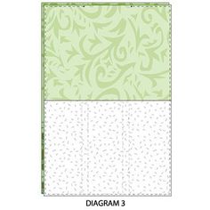 an image of a green and white wallpaper with the word damgram 3 on it