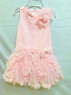 Beautiful Baby Biscotti Girl's Princess Pink Tulle Ruffle Skirt Infants Dress in size 12, & 18 Months NEW WITH TAGS Fitted Pink Ruffle Dress For Dress-up, Elegant Pink Ruffle Dress For Dress-up Occasions, Tiered Ruffle Princess Dress For Dress-up, Tiered Princess Dress With Ruffles For Dress-up, Pink Fitted Ruffle Dress For Dress-up, Cute Pink Dress With Ruffled Skirt, Summer Princess Dress With Ruffles And Tiered Shape, Pink Ruffle Dress For Dress-up, Pink Ruffle Dress For Dress-up Occasions