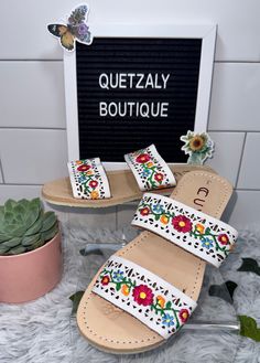 PLEASE READ BEFORE ORDERING!! Handcrafted Leather Sandals made in Mexico 100% Made in México [HOW TO ORDER YOUR SIZE] We do not carry half sizes -If you wear half size shoes we recommend going down half a size. (Ex. If you wear 6.5 US order a size 6) If you wear a size 6 order a size 6 ** I wear a size 5.5 US so I use a size 6 in Huaraches [WIDE FEET] If you have Wide Feet and wear a half size we recommend to size up [Easy and Quick step before purchasing] To get an exact size it's Recommended to Check your Shoe tag it will most likely have your shoe size in CM Huaraches are made of leather and stretch and mold to your feet after a few uses. When you first try them on they might fit a little tight but please give it a few wears so the leather can stretch. In order to reduce the exchange pr Casual Open Toe Huaraches For Vacation, Casual Huaraches For Beach Summer, Casual Beach Huaraches For Summer, Casual White Huarache Sandals For Beach, Casual Embroidered Closed Toe Huarache Sandals, Casual Embroidered Huarache Sandals For Beach, Casual White Huaraches For The Beach, White Sandals For Spring Festival, Summer Vacation Flat Huaraches