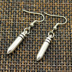 Totally Brand New Bullet Earrings With Tags! *Hypoallergenic Hooks * If You Are Interested In Several Jewerlly Make A Bundle If You Have Any Questions Leave A Message Thank You So Much For Visiting My Store Bullet Earrings, Earrings Western, Western Cowgirls, Western Cowgirl, Thank You So Much, Dangle Earrings, Jewelry Earrings, Thank You, Women Jewelry