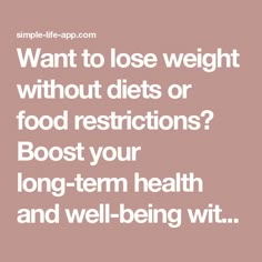 Want to lose weight without diets or food restrictions? Boost your long-term health and well-being with our practical, personalized, and positive AI coaching. Food Restrictions, Weight Watchers Meal Plans, Easy Mediterranean Diet Recipes, Liver Diet, 1200 Calories, Simple App, Fat Burner Drinks, At Home Workout Plan, Mediterranean Diet Recipes