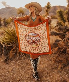 Western-Loving Wild Rags Scarf Cattle Drive Wild Rag 26" x 26" 70% Cotton 30% Silk Wildrag Outfits, Western Scarf, Western Wild, Wild Rags, Cattle Drive, Western Boutique, Cowgirl Art, Western Life, Cowgirl Aesthetic