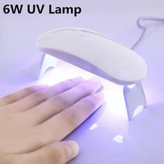 Attention all makeup enthusiasts and nail art lovers! Introducing the Ultraviolet UV Light LED Nail Gel Polish Dryer Lamp - a must-have tool for your beauty routine. With a output of 6W and vibrant purple LED lights, this nail dryer lamp is perfect for curing UV and LED gels on both your fingernails and toenails!  Not only does this cute mini nail dryer deliver salon-worthy results, it's also easy to use and maintain! Its compact size (measuring 99mm x 34mm) and electric USB power source make it perfect for on-the-go touch-ups and at-home mani-pedis.  We are confident in the quality of our products at Wzrd Boutique so if you are not completely satisfied with your purchase, we will do everything we can to make sure you are happy.  Feel free to message me if you have any questions! Light Nail Polish, Nail Polish Dryer, Light Nail, Uv Nail Lamp, Quick Nail, Manicure Gel, Uv Gel Nail Polish, Long Lasting Nails, Art Equipment