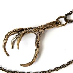 Raven Claw, Claw Jewelry, Remembrance Necklaces, Button Studs, Claw Necklace, Jewelry Care Instructions, Bronze Pendant, Message Jewelry, Hand Cast