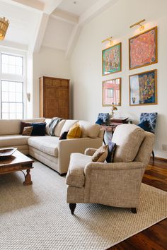 the living room is clean and ready for guests to use it as a focal point