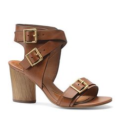 Chic Sandals With Straps And Open Heel, Chic Sandals With Straps And Block Heel, Chic High Heel Slingback Sandals With Adjustable Straps, Elegant Beach Sandals With Adjustable Straps, Chic Leather Sandals With Straps, High Heel Sandals With Adjustable Straps, Chic Brown Heels With Adjustable Strap, Elegant Sandals With Adjustable Straps For Summer, Summer Leather Heels With Adjustable Straps